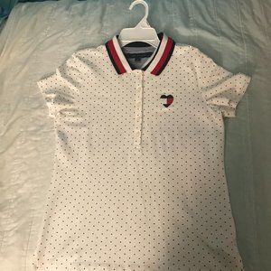 Tommy Hilfiger Striped Collar Polo Shirt